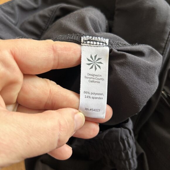 Athleta Jogger Pants XS 2 Cargo Zip Pocket Pull On Taper Stretch Gray Active - Picture 8 of 15